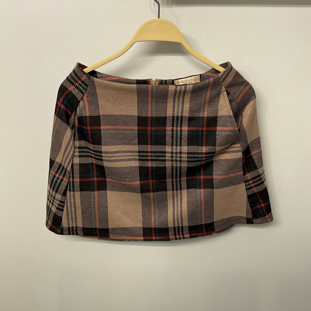 Altar’d State Women’s M Plaid Mini Skirt